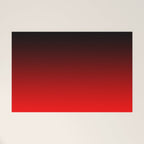 Black Red Neon Nights Ombre Welcome Mat Gallery Image 1