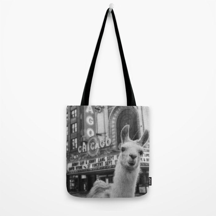 Chicago Llama Tote Bag Gallery Image 2