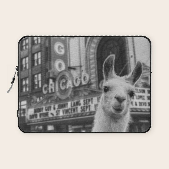Chicago Llama Laptop Sleeve Gallery Image 1