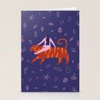 Night safari poster Stationery Card Gallery Image 2