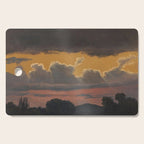 "Cloud Study over Landscape" by Knud Baade, 1838 Cutting Board Gallery Image 1