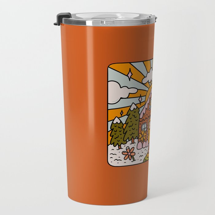 Leo Gingerbread House Travel Mug Gallery Image 3