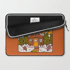 Leo Gingerbread House Laptop Sleeve Gallery Image 2