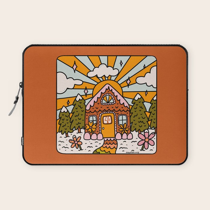 Leo Gingerbread House Laptop Sleeve Gallery Image 1