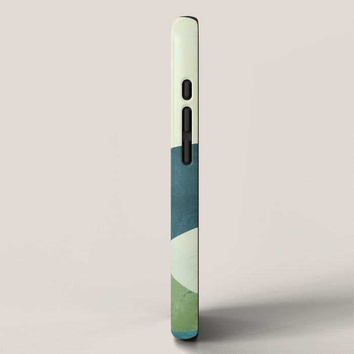 mid century whale sun sea iPhone Case Gallery Image 2