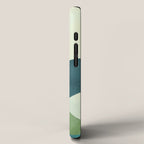mid century whale sun sea iPhone Case Gallery Image 2