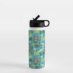 Island Tiki Aqua Water Bottle Gallery Image 1