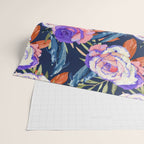 Dark landscape dolphins in the roses Wrapping Paper Gallery Image 2