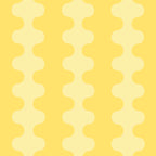 Wavy Stripes Butter Yellow Ogee A-Go-Go Pop Pattern Coffee Mug Gallery Image 2