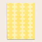 Wavy Stripes Butter Yellow Ogee A-Go-Go Pop Pattern Notebook Gallery Image 4
