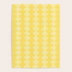 Wavy Stripes Butter Yellow Ogee A-Go-Go Pop Pattern Poster Gallery Image 4