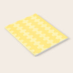 Wavy Stripes Butter Yellow Ogee A-Go-Go Pop Pattern Notebook Gallery Image 2