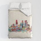 Minneapolis Minnesota skyline Comforter Gallery Image 6