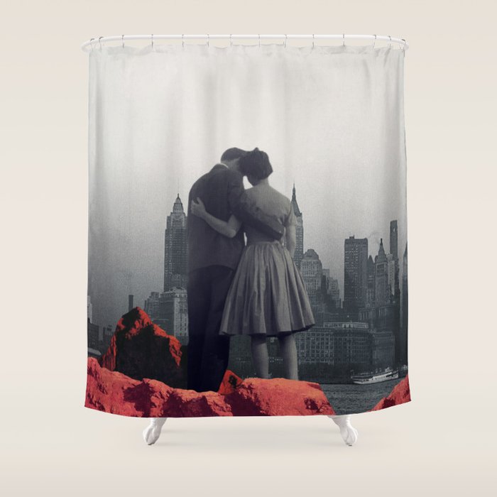 Dying In Your Arms Shower Curtain Gallery Image 1