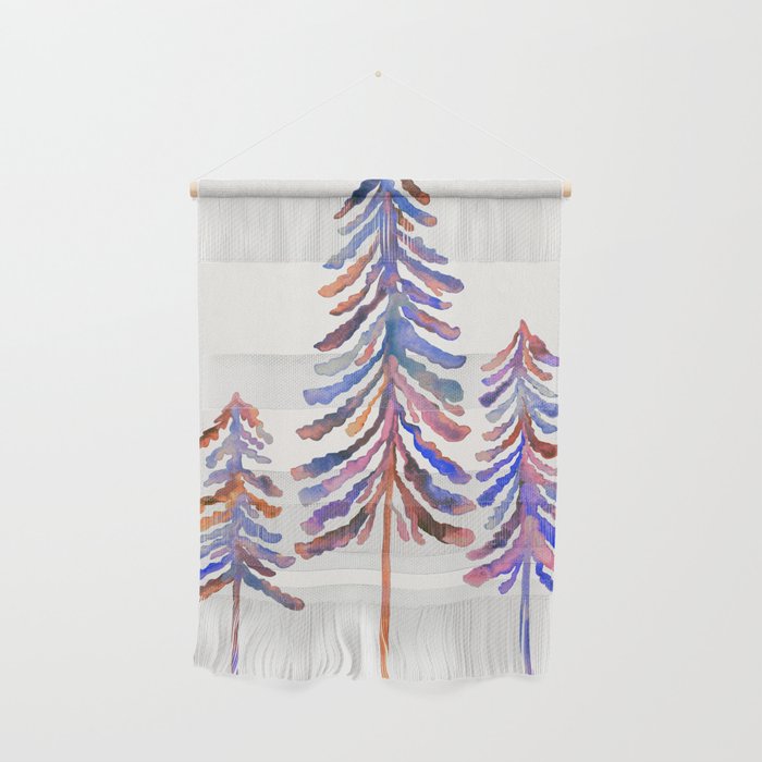 Pine Trees - Vintage Palette Wall Hanging Gallery Image 1