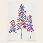 Pine Trees - Vintage Palette Poster Gallery Image 4