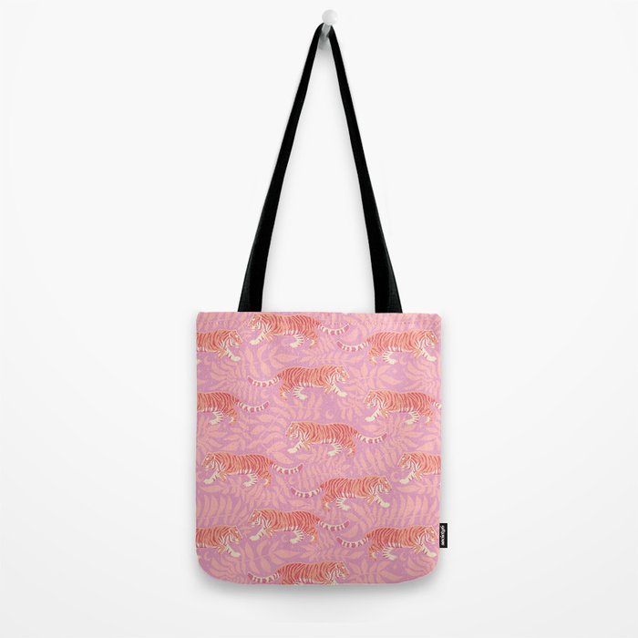 Tigers - pink pastel Tote Bag Gallery Image 2