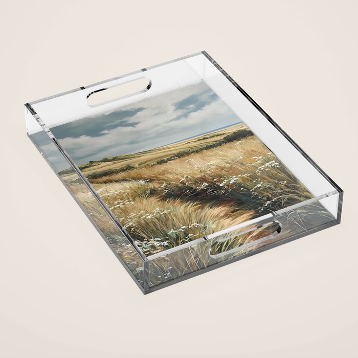 Country landscape Acrylic Tray Gallery Image 1