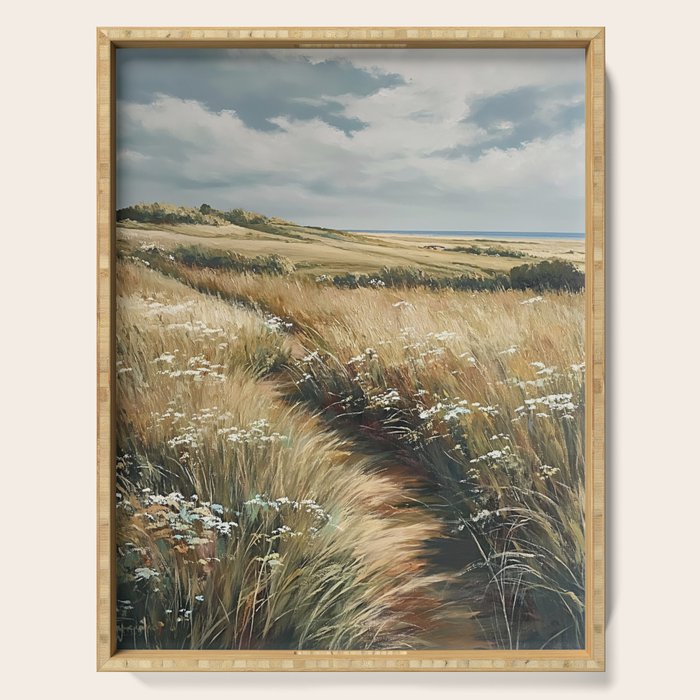 Country landscape Serving Tray Gallery Image 1