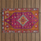 Bohemian Artwork Outdoor Rug Gallery Image 1