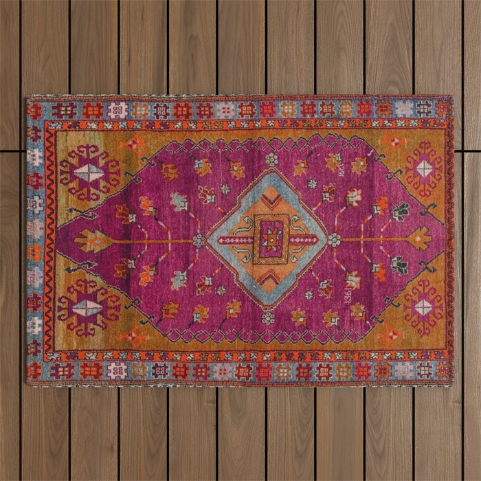 Bohemian Artwork Outdoor Rug Gallery Image 1
