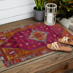 Bohemian Artwork Outdoor Rug Gallery Image 2