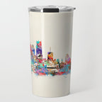 detroit michigan skyline Travel Mug Gallery Image 1