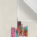 detroit michigan skyline Wall Tapestry Gallery Image 3