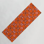 Cancer Checkered Print Yoga Mat Gallery Image 1