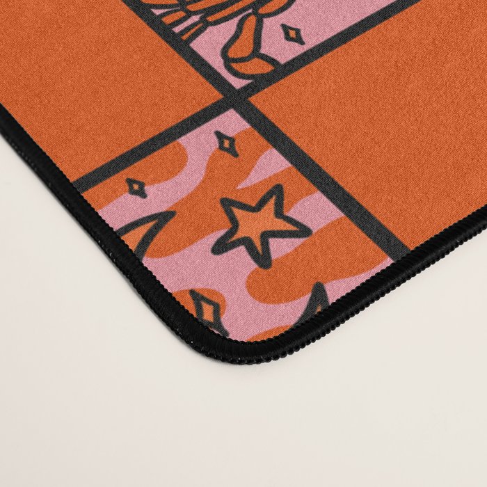 Cancer Checkered Print Desk Mat Gallery Image 4