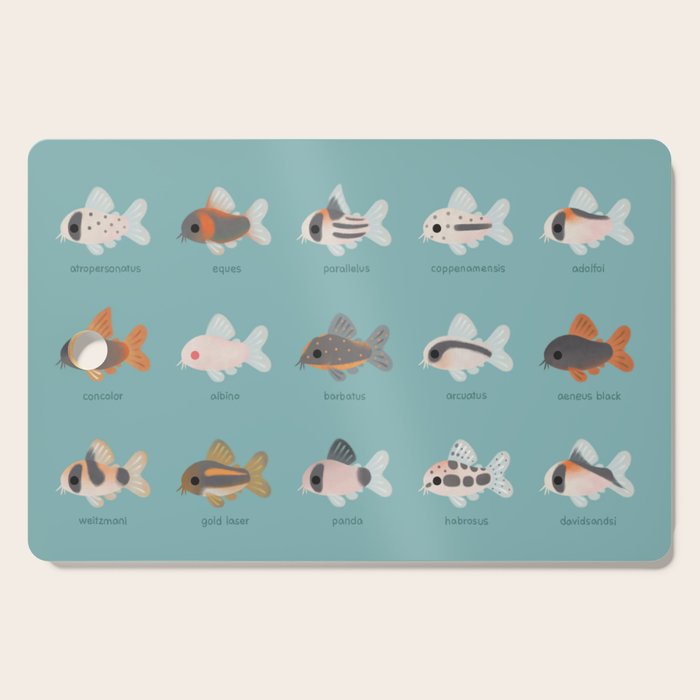 Corydoras! Cutting Board Gallery Image 1