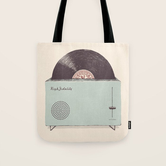 High Fidelity Toaster Tote Bag Gallery Image 1