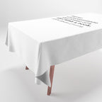 Never underestimate the power of a girl with a book. Tablecloth Gallery Image 1
