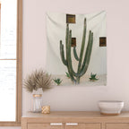 Cabo Cactus IX Wall Tapestry Gallery Image 2