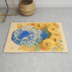 Bloom in Yellow Rug Gallery Image 1
