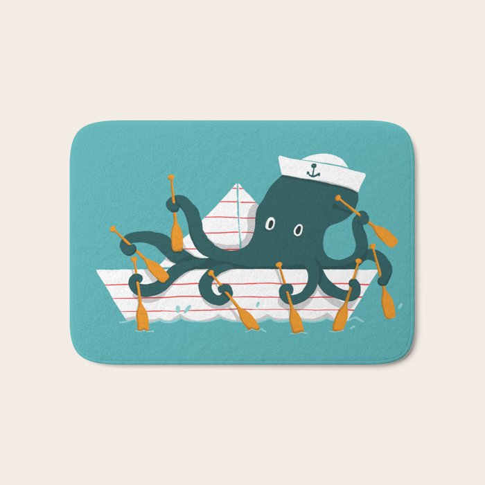Sailor Octopus Bath Mat Gallery Image 1