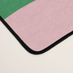 Retro Liquid Swirl Abstract 2 in Pink and Green Desk Mat Gallery Image 4