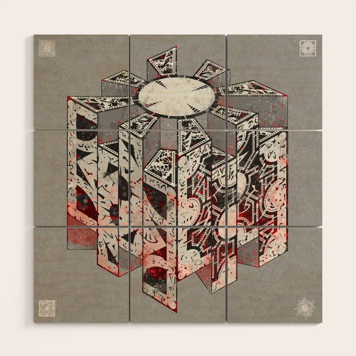 Hellraiser Puzzlebox D Wood Wall Art Gallery Image 1