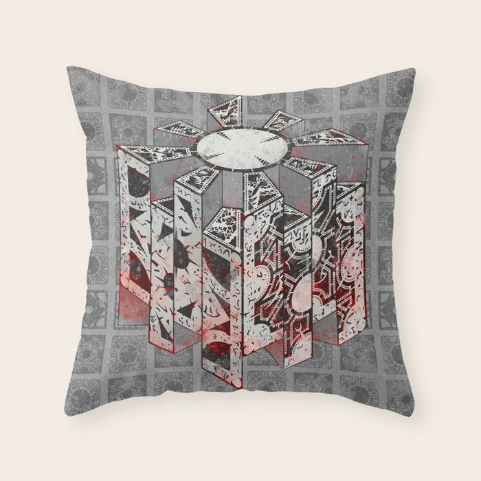 Hellraiser Puzzlebox D Throw Pillow Gallery Image 6
