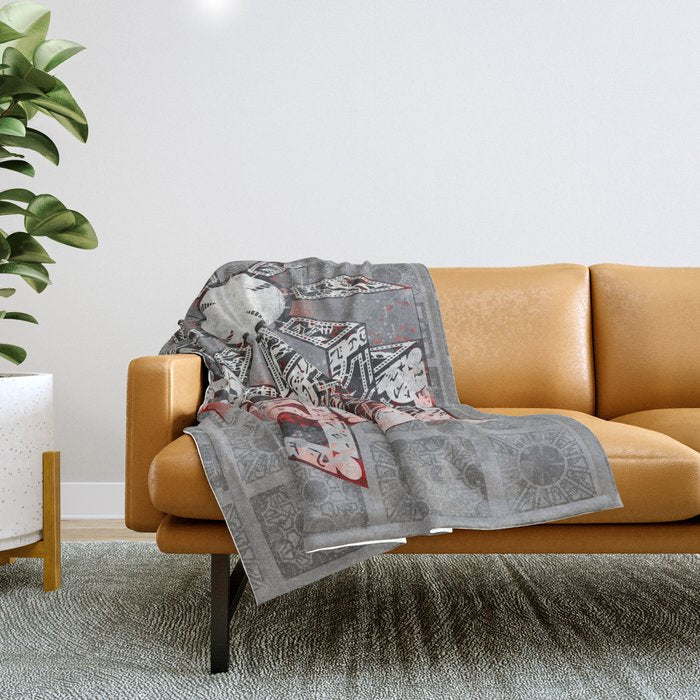Hellraiser Puzzlebox D Throw Blanket Gallery Image 1