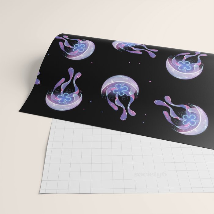 Moon jelly Wrapping Paper Gallery Image 2
