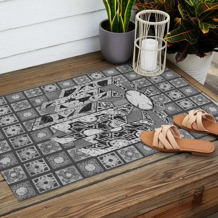 Hellraiser Puzzlebox D Outdoor Rug Gallery Image 2