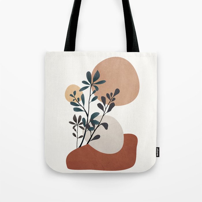 Shapes and Branches 07 Tote Bag Gallery Image 1