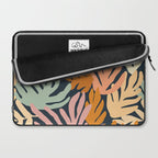Abstract organic nature plant leaf art pattern Laptop Sleeve Gallery Image 2