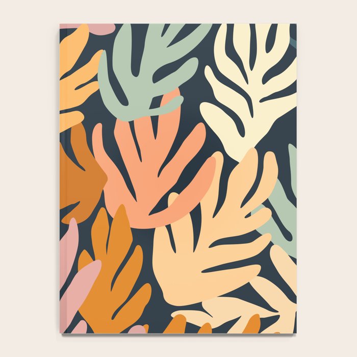 Abstract organic nature plant leaf art pattern Notebook Gallery Image 4