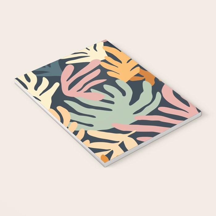 Abstract organic nature plant leaf art pattern Notebook Gallery Image 3