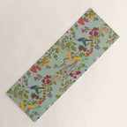 Hummingbirds and Bees {Duck Egg} Yoga Mat Gallery Image 1