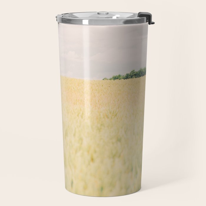 Rural Countryside Field Landscape With Tree Travel Mug Gallery Image 2