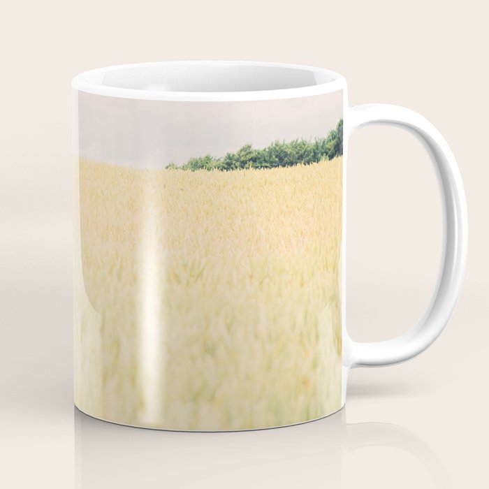 Rural Countryside Field Landscape With Tree Coffee Mug Gallery Image 1