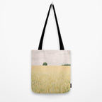 Rural Countryside Field Landscape With Tree Tote Bag Gallery Image 2